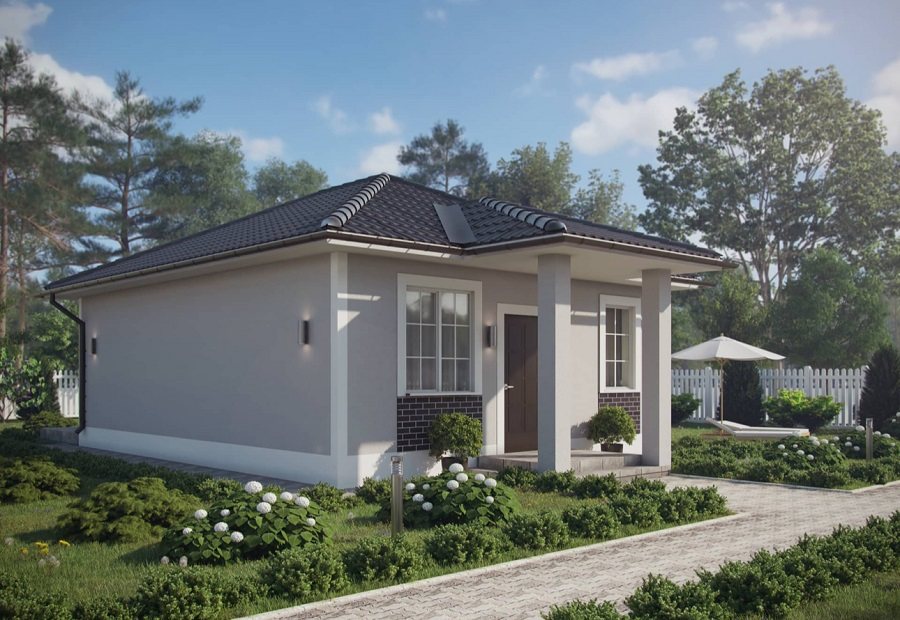 КП «Клинцовка Вилладж» (Зеленоградский р-н, пос. Клинцовка) — входные группы и холл, застройщик СК «Балтийская Линия», фото 3